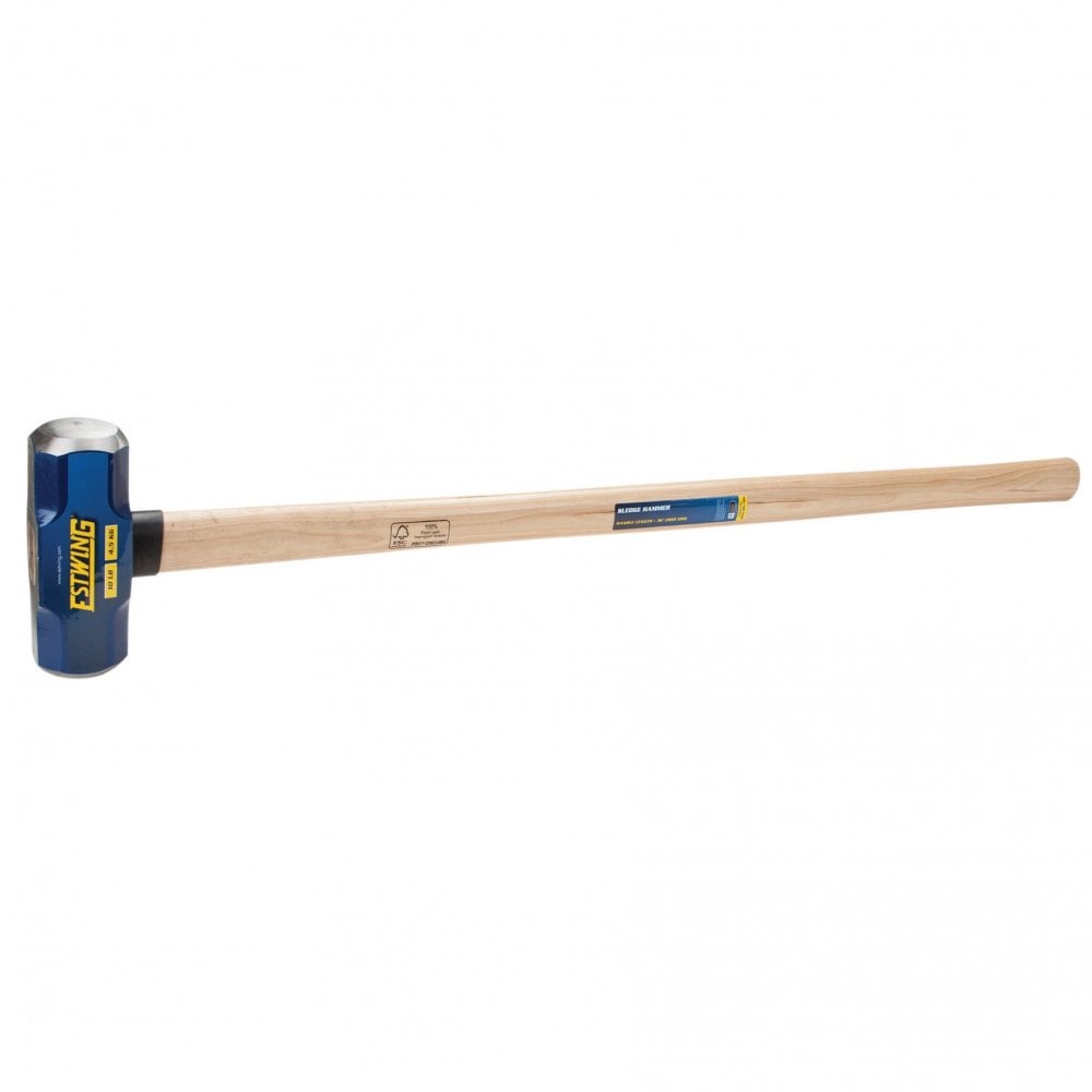 Estwing ESH-1036W Hickory Shaft Sledge Hammer, 4.5kg/10lb : Model No. ESH-1036W