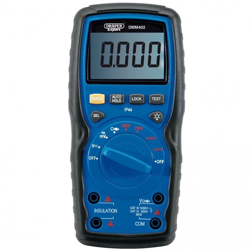 Draper Expert Insulation Resistance Meter : Model No. DMM402
