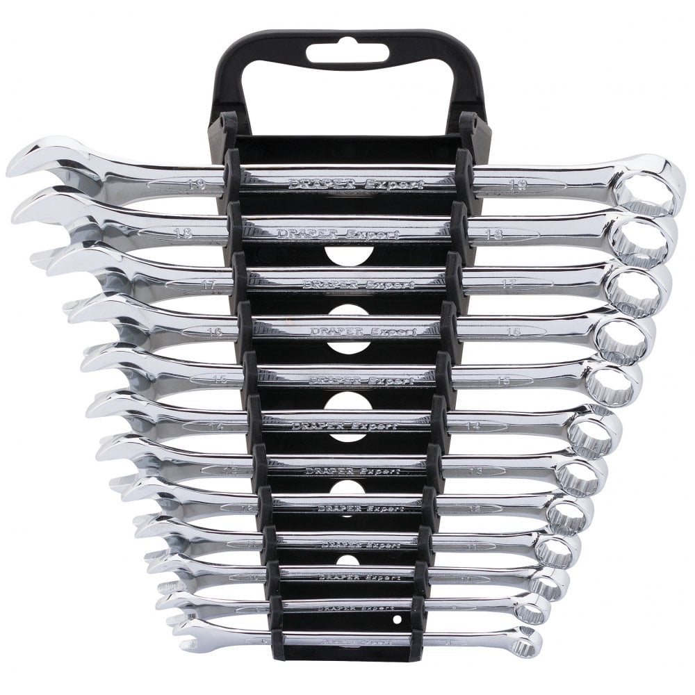 Draper Expert HI-TORQ Metric Combination Spanner Set, 8 - 19mm (12 Piece) : Model No. 8220/12/MM
