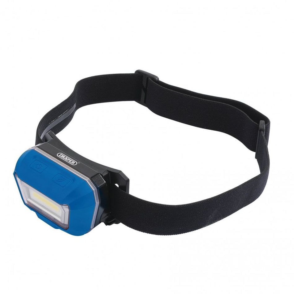 Rechargeable COB LED Head Torch, 3W, 300 Lumens : Model No. RHL3
