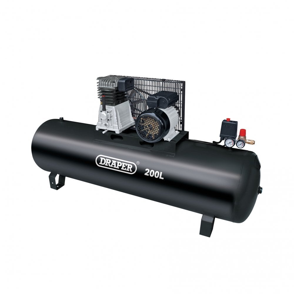 200L Belt-Driven Air Compressor without wheels, 2.2kW/3hp : Model No. DA200/369S