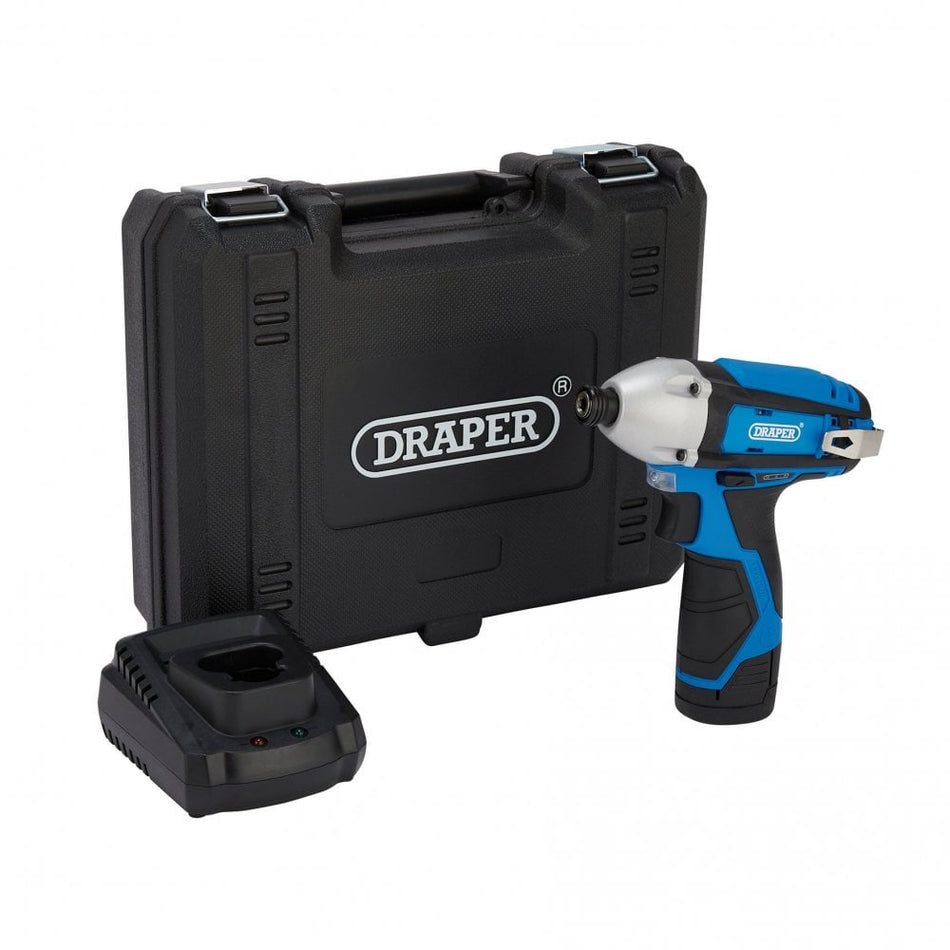 12V Impact Driver, 1/4" Hex., 1 x 1.5Ah Battery, 1 x Fast Charger : Model No. IDK12VD