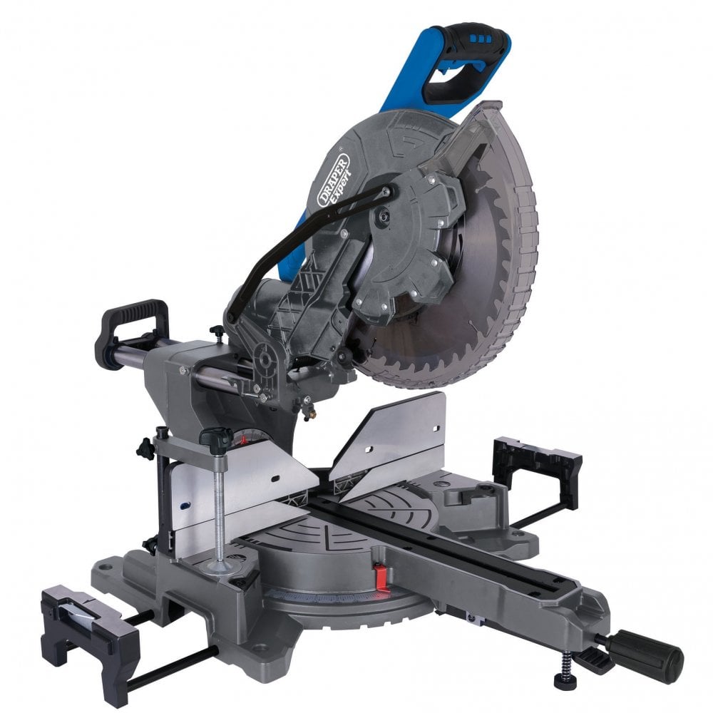 Draper Expert 230V Double Bevel Sliding Compound Mitre Saw, 305mm, 2000W : Model No. SMS305E