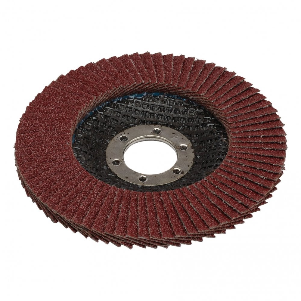 Aluminium Oxide Flap Disc, 115 x 22.23mm, 60 Grit : Model No. FDA115