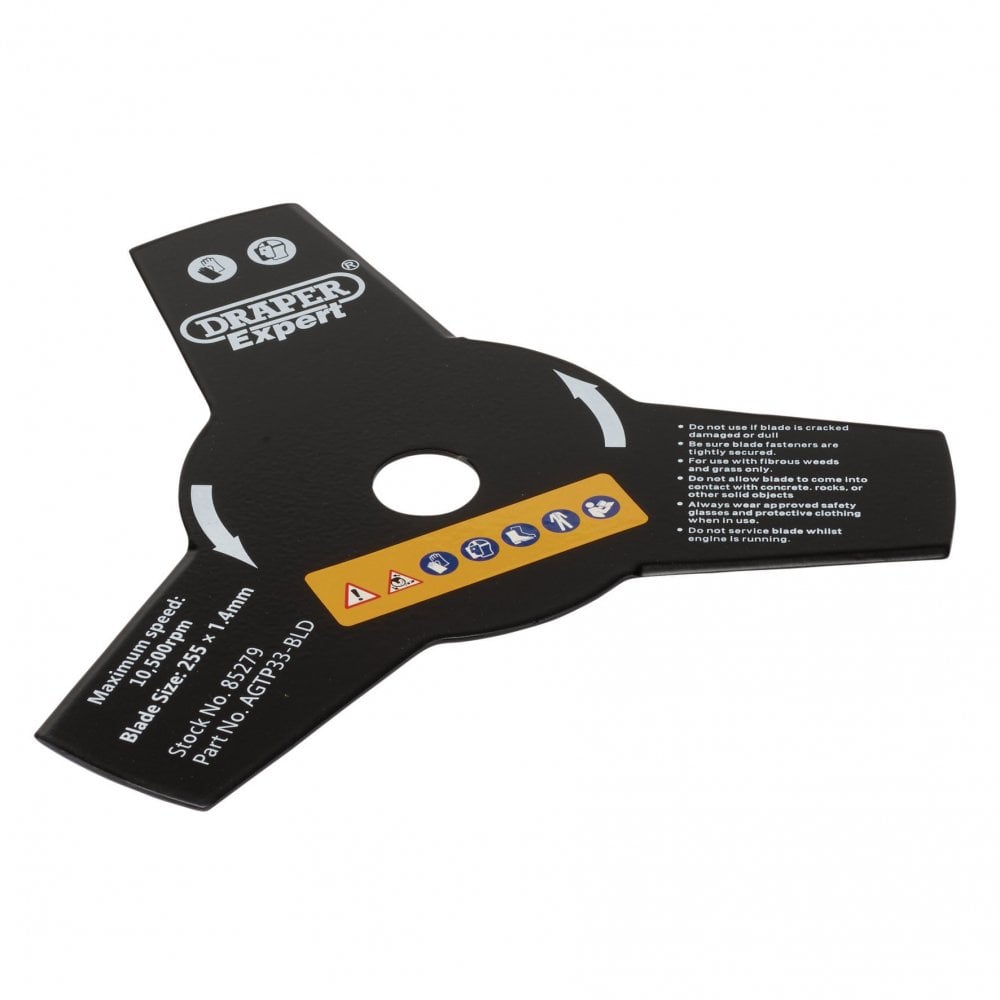 3-Tooth Brush Cutter Blade, 255mm : Model No. AGTP33-BLD