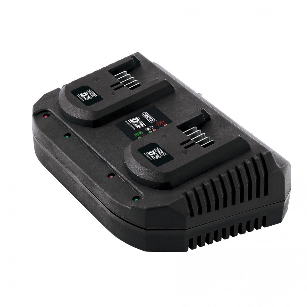 D20 20V Li-ion Fast Twin Battery Charger, 2 x 3.5A : Model No. D20TBCF
