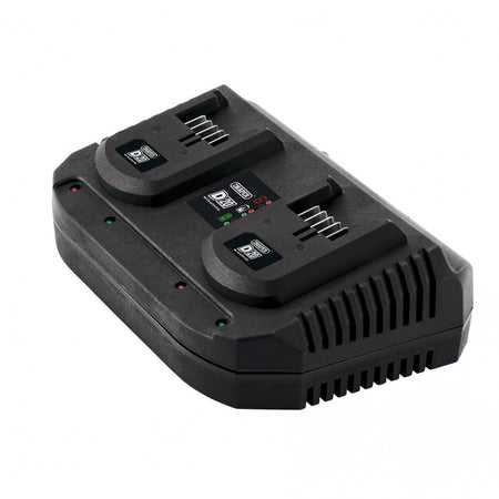 D20 20V Li-ion Fast Twin Battery Charger, 2 x 3.5A : Model No. D20TBCF
