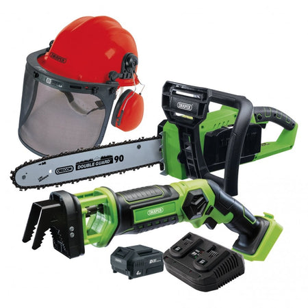 D20 Cordless Garden Saw Kit with Forestry Helmet : Model No. PTKD20GK2