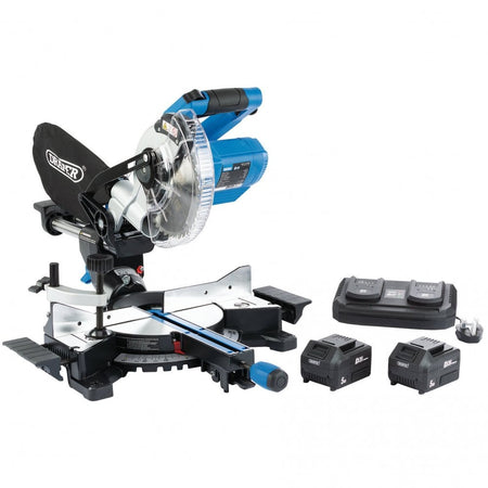 D20 20V Brushless Sliding Compound Mitre Saw, 185mm : Model No. PTKCPKIT2(TWIN)