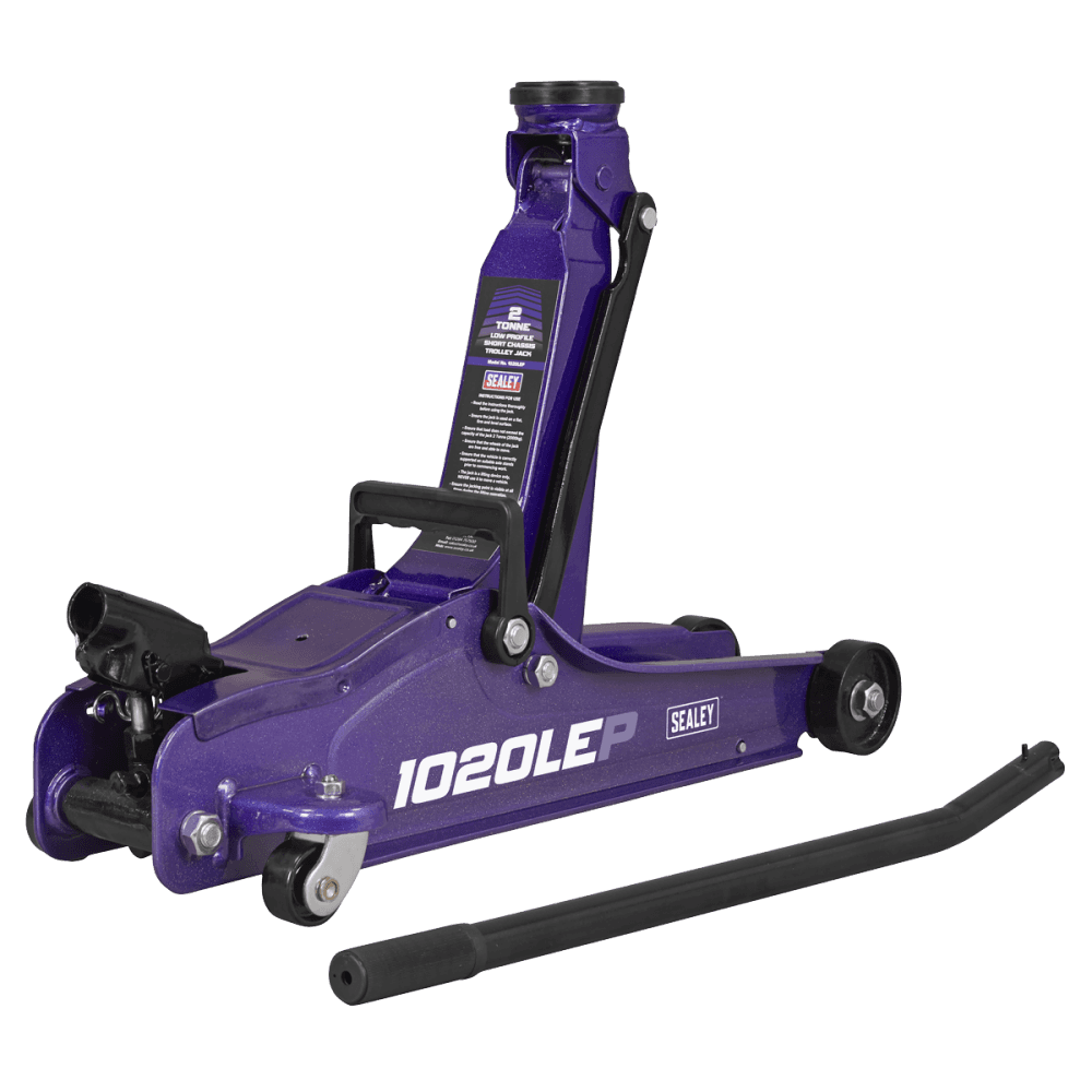 Low Profile Short Chassis Trolley Jack 2 Tonne - Purple Model No- 1020LEP