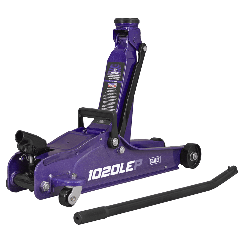 Low Profile Short Chassis Trolley Jack 2 Tonne - Purple Model No- 1020LEP