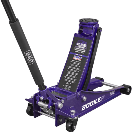 Low Profile Trolley Jack with Rocket Lift 2.25 Tonne - Purple Model No- 2001LEP