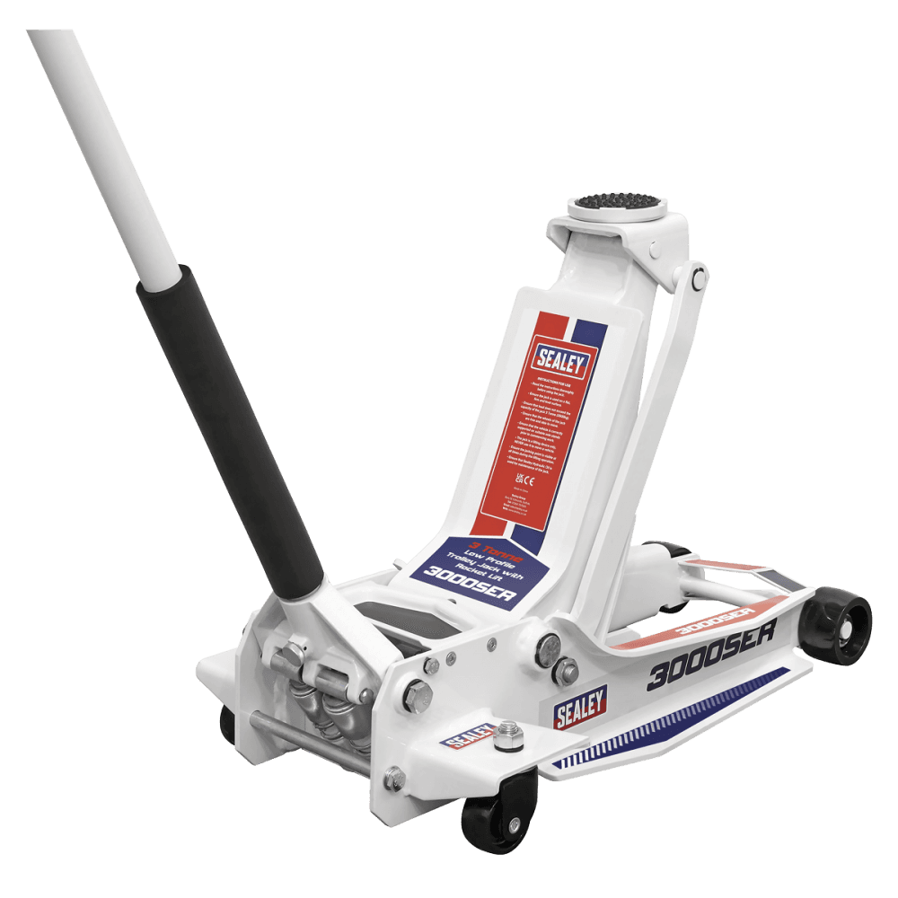 Low Profile Trolley Jack with Rocket Lift 3 Tonne Model No- 3000SER