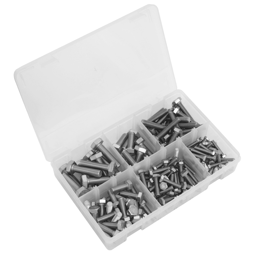 Stainless Steel Setscrew Assortment M5-M10 150pc Model No- AB078SS