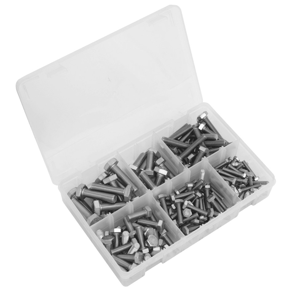 Stainless Steel Setscrew Assortment M5-M10 150pc Model No- AB078SS