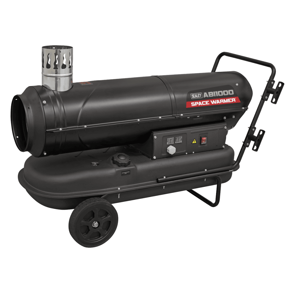 Space Warmer® Indirect Kerosene/Diesel Heater with Wheels 102,000Btu/hr : Model No- ABI1000