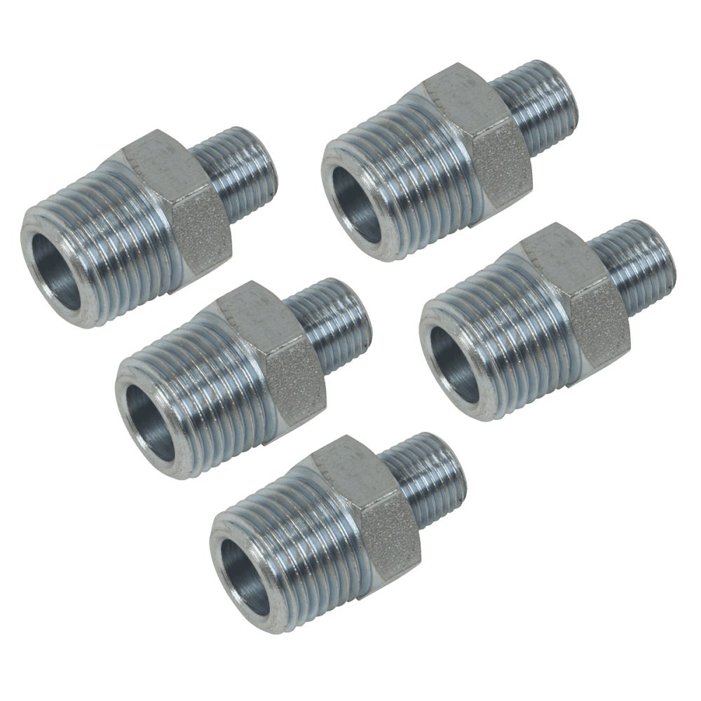 PCL Reducing Union 1/2"BSPT to 1/4"BSPT - Pack of 5 Model No- AC101