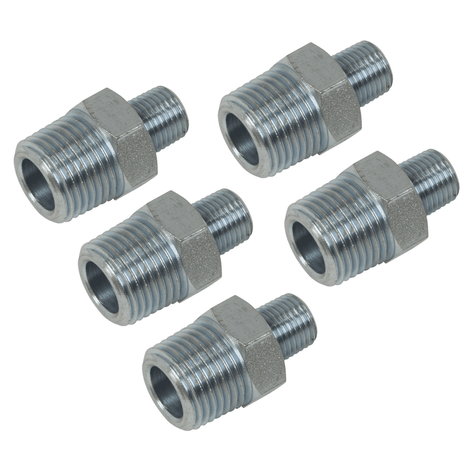 PCL Reducing Union 1/2"BSPT to 1/4"BSPT - Pack of 5 : Model No- AC101