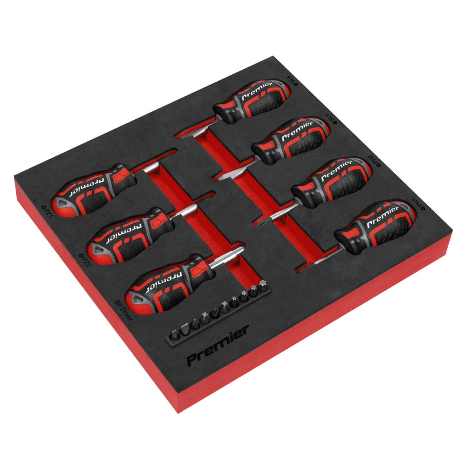 Premier GripMAX Stubby Screwdriver Set 17pc Model No- AK4371