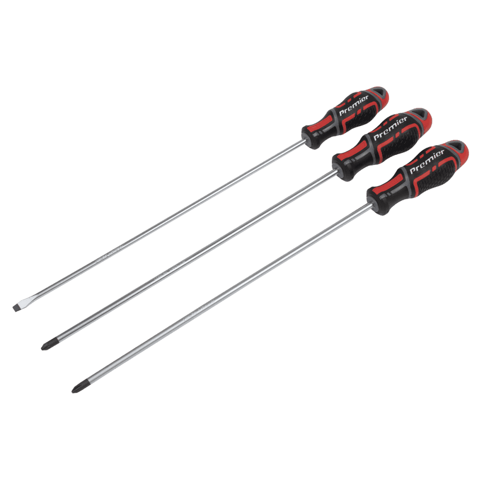 Premier GripMAX Extra-Long Screwdriver Set 3pc Model No- AK4372