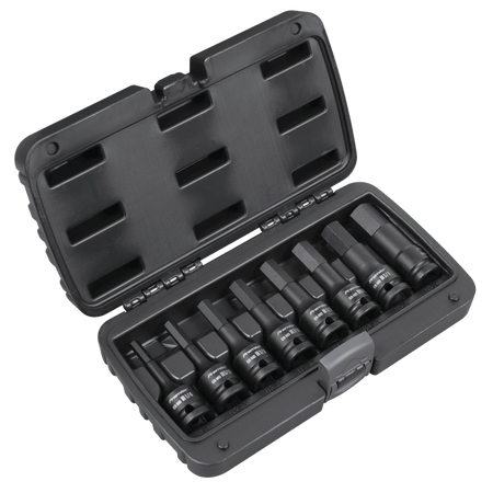 Premier Imperial Hex Impact Socket Bit Set 1/2"Sq Drive 8pc Model No- AK5600