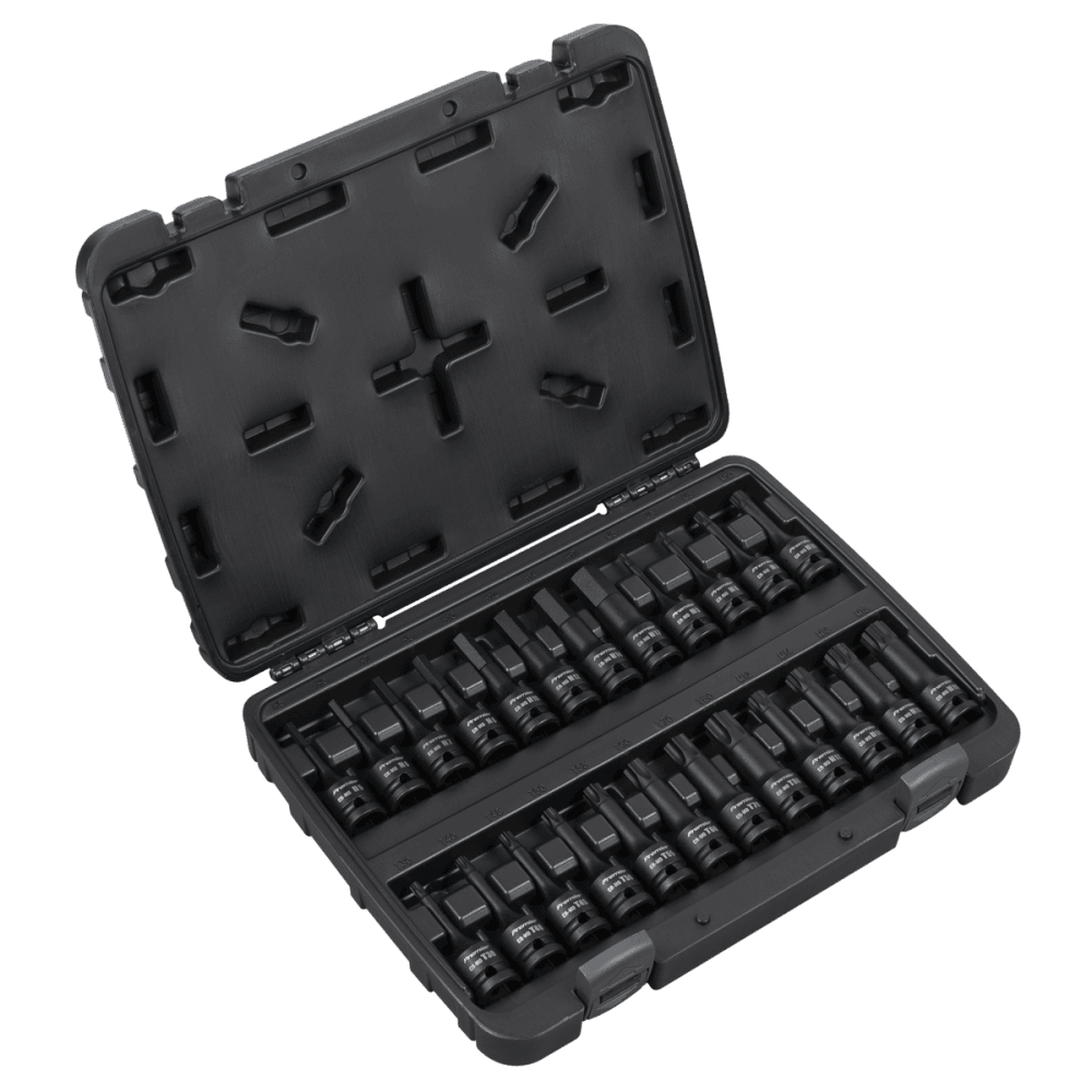 Premier Hex/TRX-Star*/Spline Impact Socket Bit Set 1/2"Sq Drive 24pc Model No- AK56000