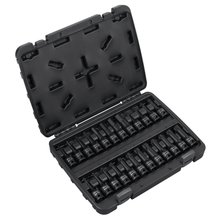 Premier Hex/TRX-Star*/Spline Impact Socket Bit Set 1/2"Sq Drive 24pc Model No- AK56000