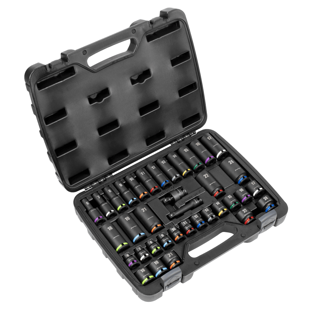 Premier Impact Socket Set 3/8"Sq Drive 36pc Model No- AK5633M