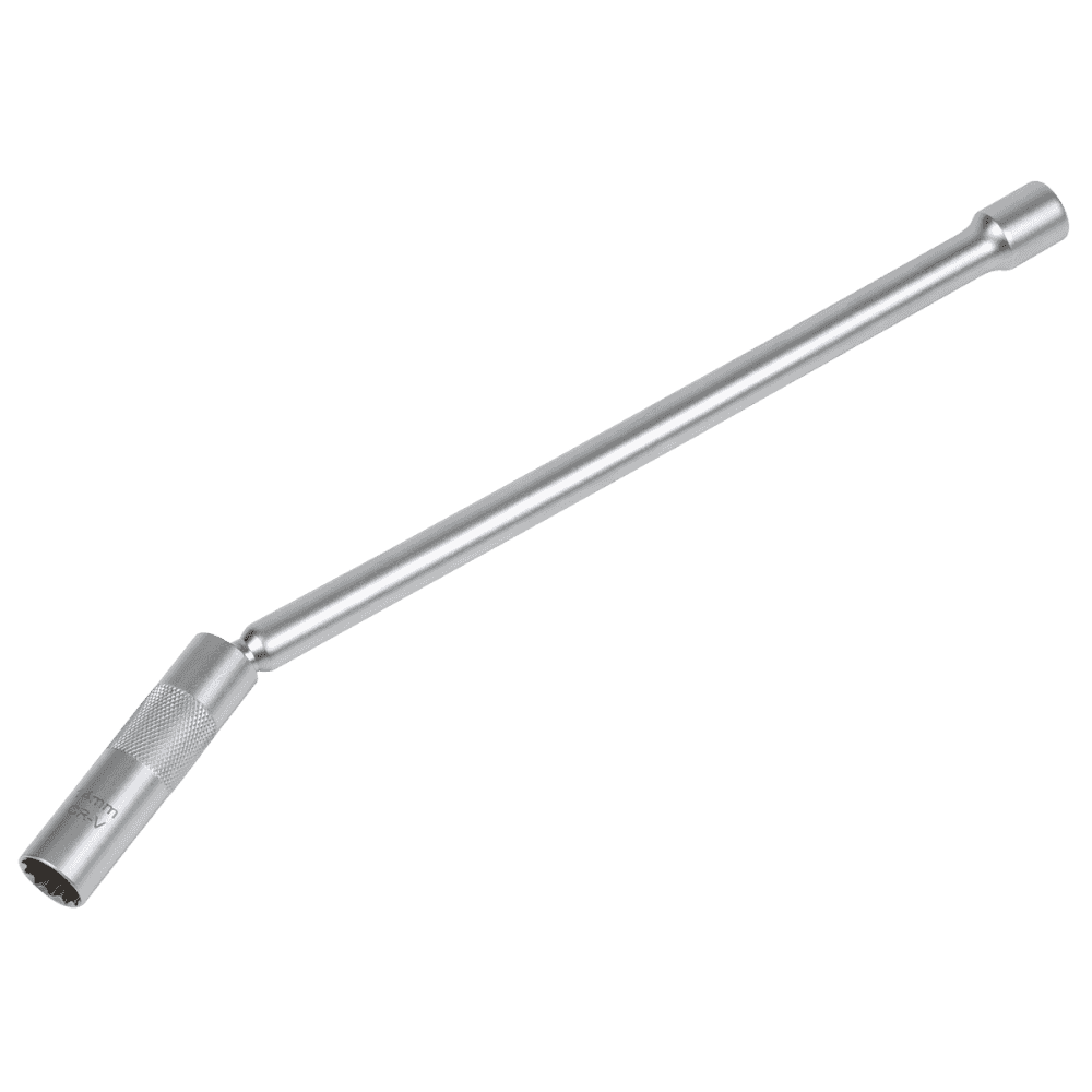 Spark Plug Socket with Universal Joint & Extension 3/8"Sq Drive 12-Point 14mm Model No- AK6575