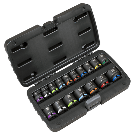 Impact Socket Set 3/8"Sq Drive 17pc Model No- AK68218