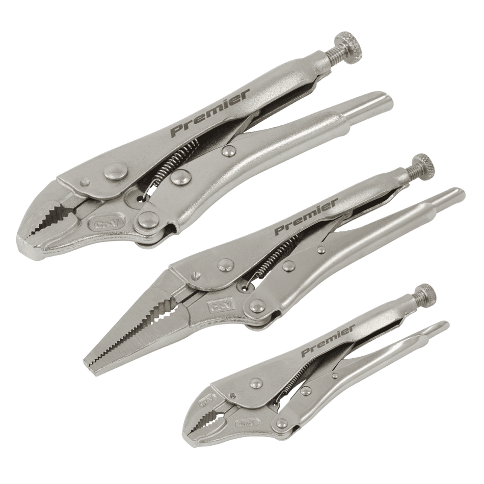 Premier Locking Pliers Set 3pc Model No- AK6876