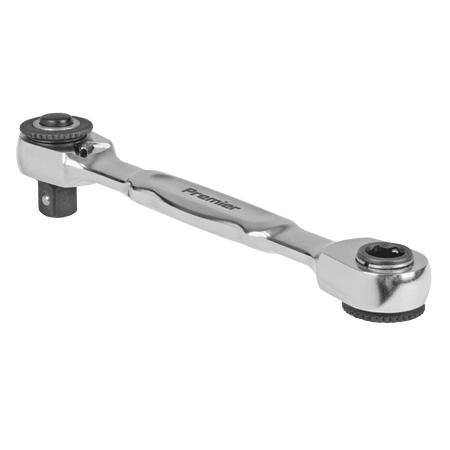 Micro Ratchet Bit Driver & Wrench 1/4"Sq & 1/4"Hex Drive Model No- AK6972