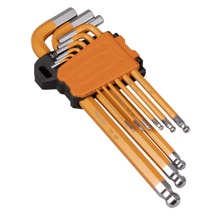 Premier Imperial Long Hex Key Set Ball-End 9pc Model No- AK71750