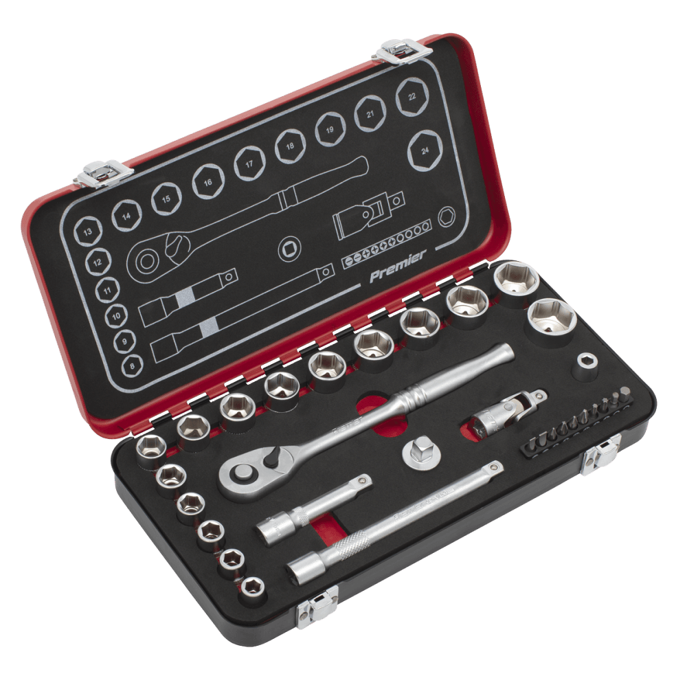 Premier Platinum Socket Set 3/8"Sq Drive 31pc Model No- AK7921