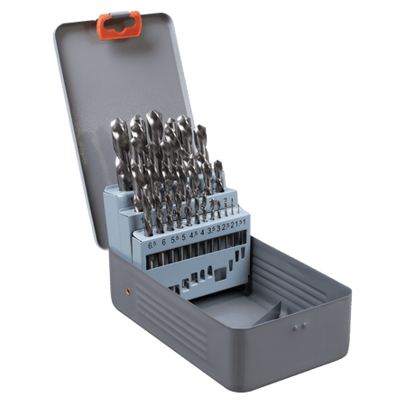 Left-Hand Spiral Drill Bit Set 25pc Model No- AK8191