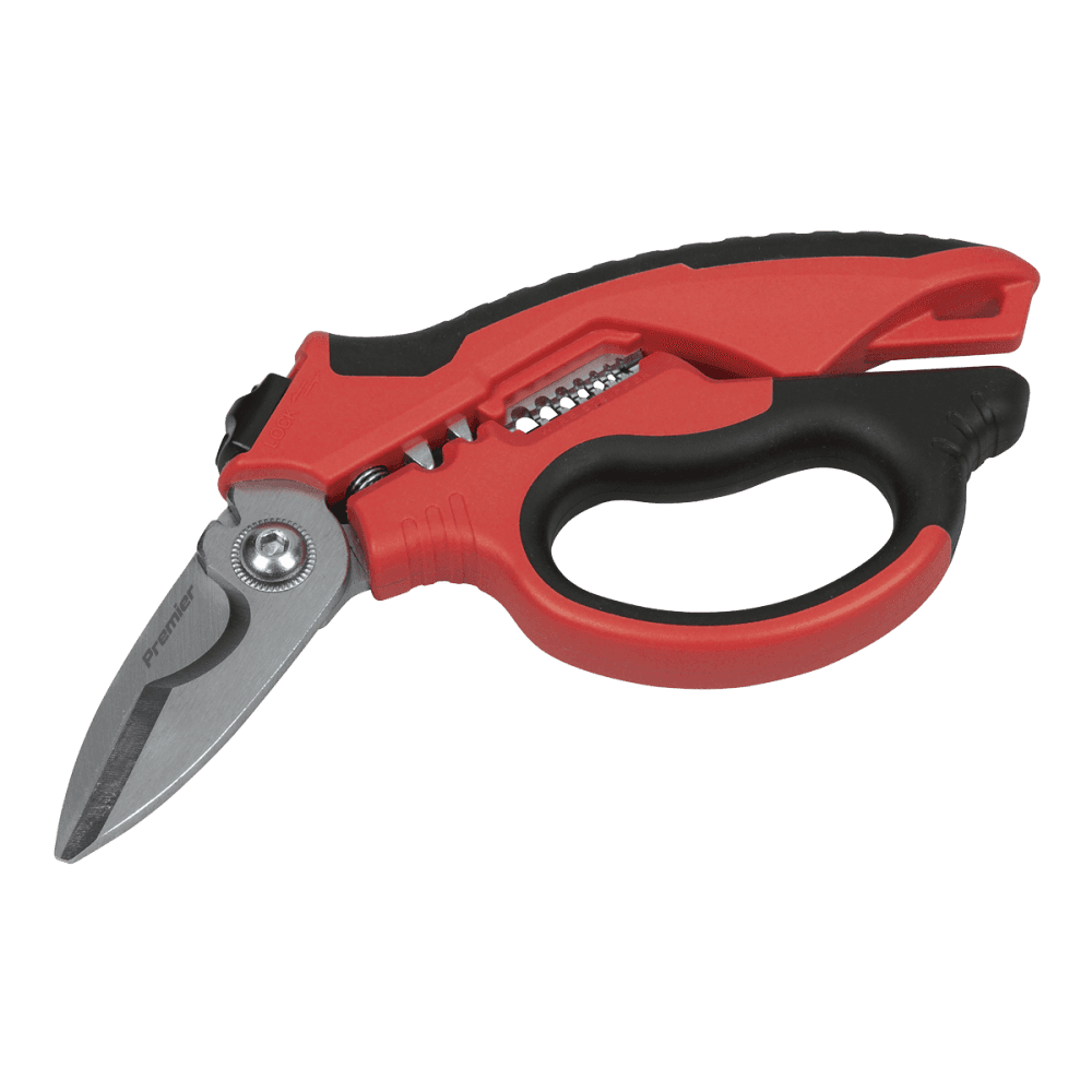 Heavy-Duty Electrician's Angled Shears 200mm 3-In-1 Model No- AK8527
