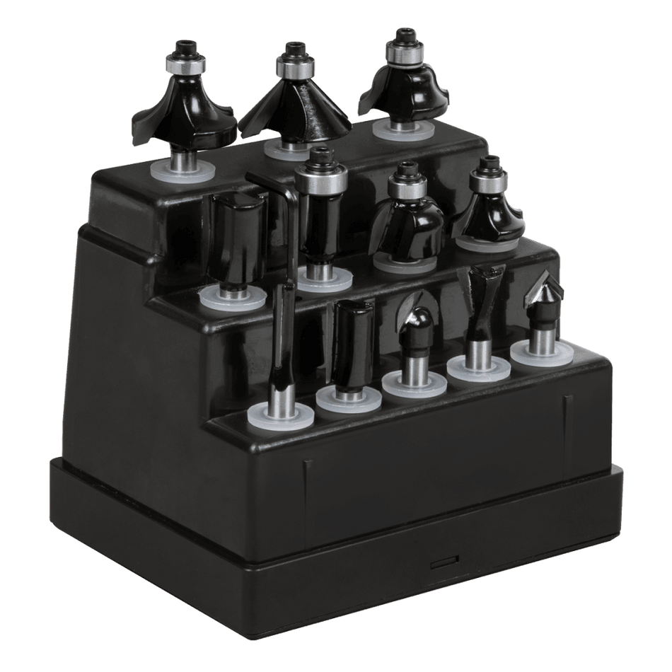 Router Bit Set 1/4" Shank 12pc Model No- AK9912