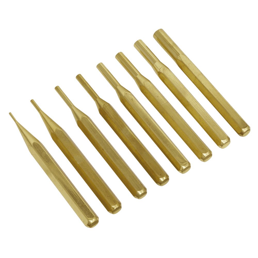 Brass Pin Punch Set 8pc Model No- AKB08