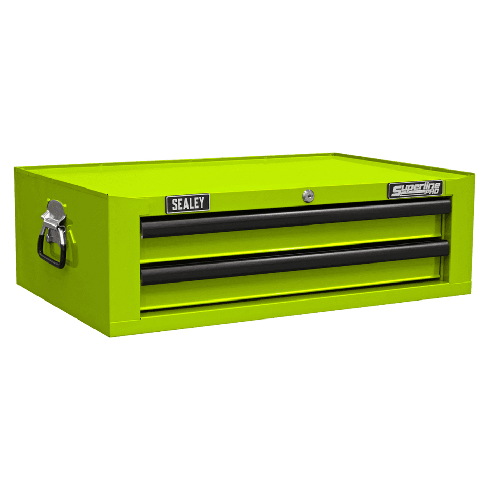 Superline PRO Mid-Box Tool Chest 2 Drawer - Green/Black Model No- AP26029THV