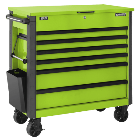 Tool Trolley 6 Drawer - Green : Model No- AP366HV