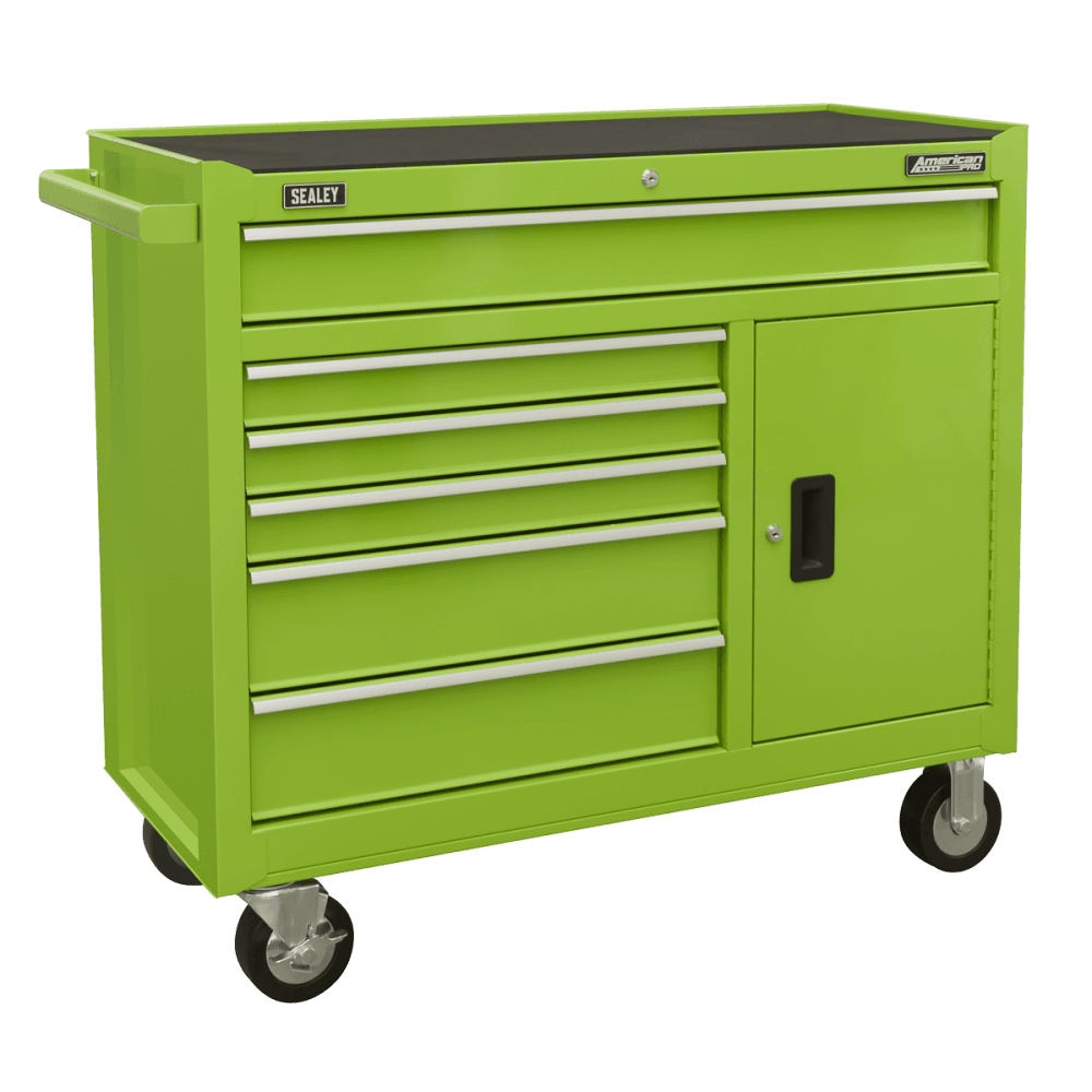 American PRO Rollcab 6 Drawer - Green Model No- AP4106HV