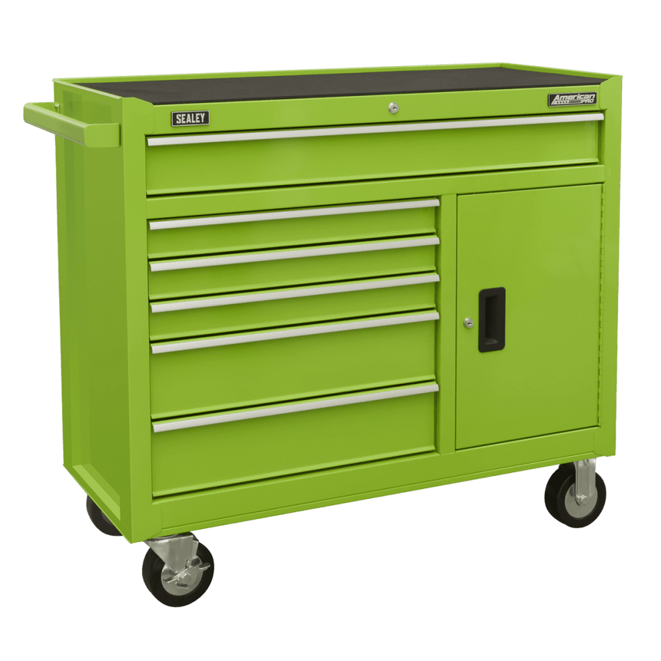 American PRO Rollcab 6 Drawer - Green Model No- AP4106HV