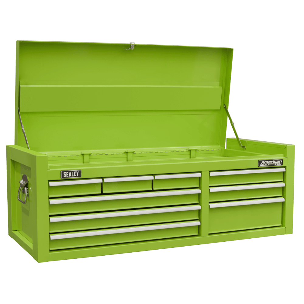 American PRO Topchest 9 Drawer - Green Model No- AP4109HV