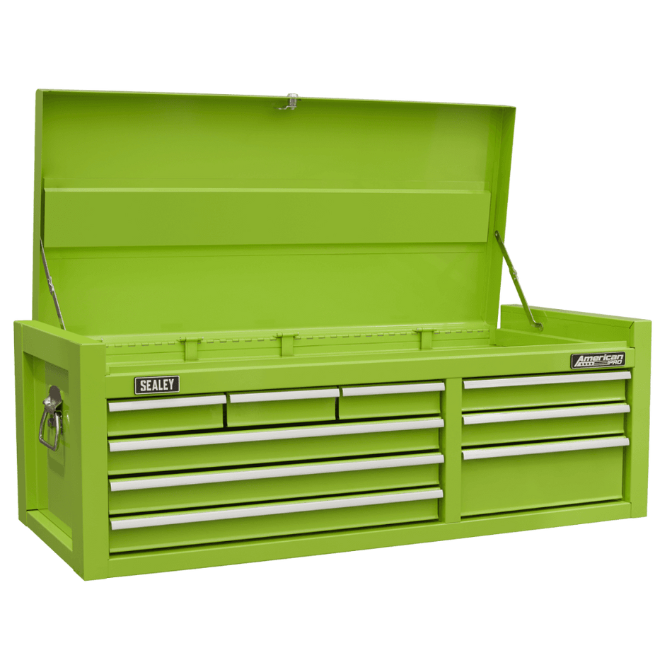 American PRO Topchest 9 Drawer - Green Model No- AP4109HV