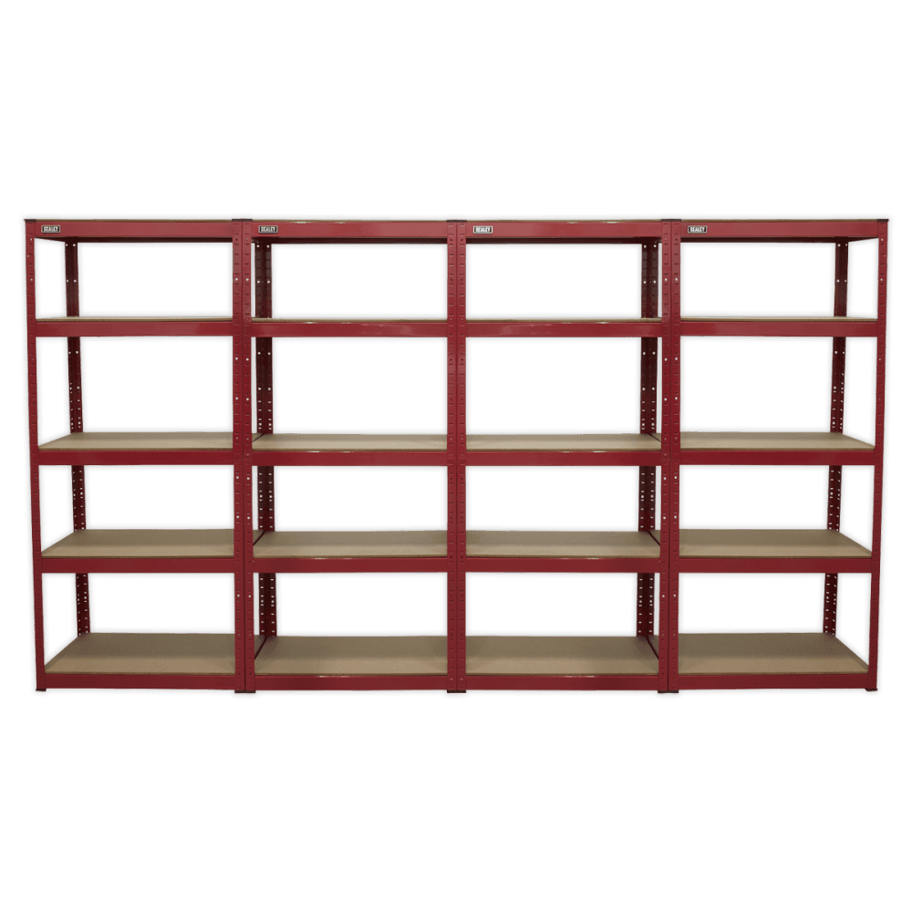 Racking Unit with 5 Shelves 150kg Capacity Per Level - Set of 4 Model No- AP6150COMBO