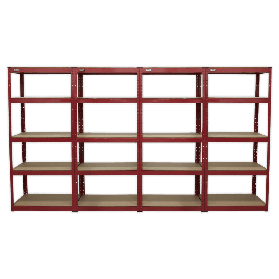 Racking Unit with 5 Shelves 150kg Capacity Per Level - Set of 4 Model No- AP6150COMBO