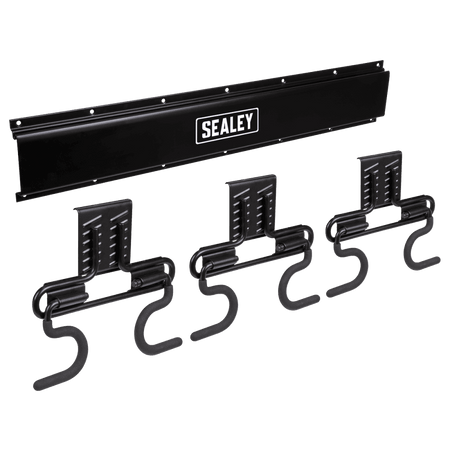 Wall Mounting Storage Rail with 6 Hooks Model No- APHKIT4