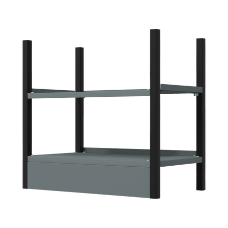 Modular Storage Base unit 2 Shelves 580mm Model No- APMRB1