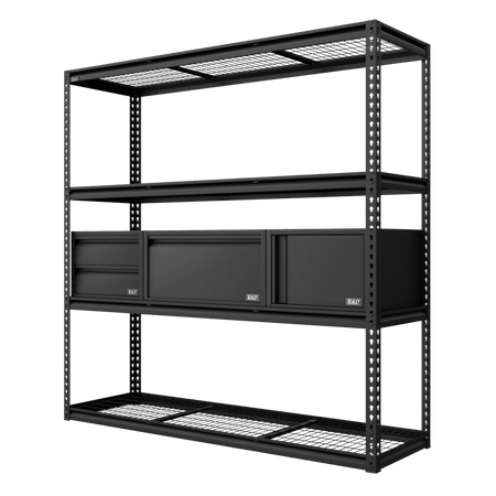 Heavy-Duty Modular Racking Kit with 3 Storage Units Model No- APMRCOMBO1