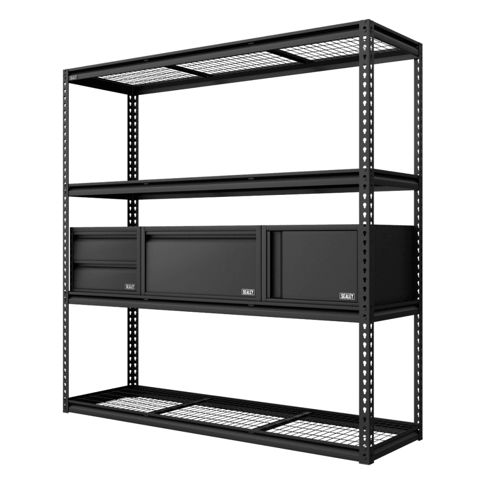 Heavy-Duty Modular Racking Kit with 3 Storage Units Model No- APMRCOMBO1